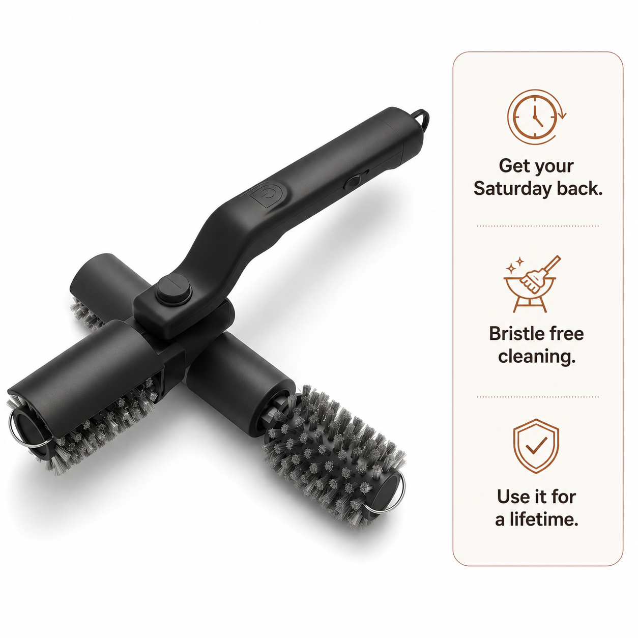 GRYT™ No-Scrub Grill Brush