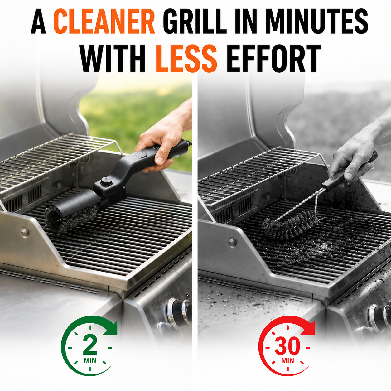 GRYT™ No-Scrub Grill Brush