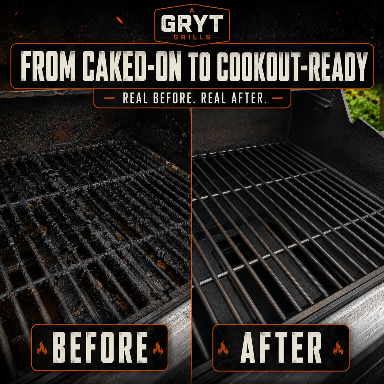 GRYT™ No-Scrub Grill Brush